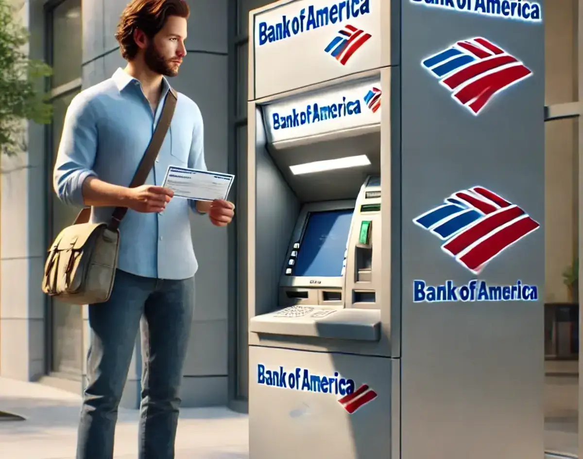 can you deposit checks at bank of america atm